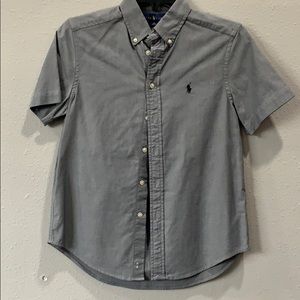 Solid Gray Ralph Lauren short sleeve